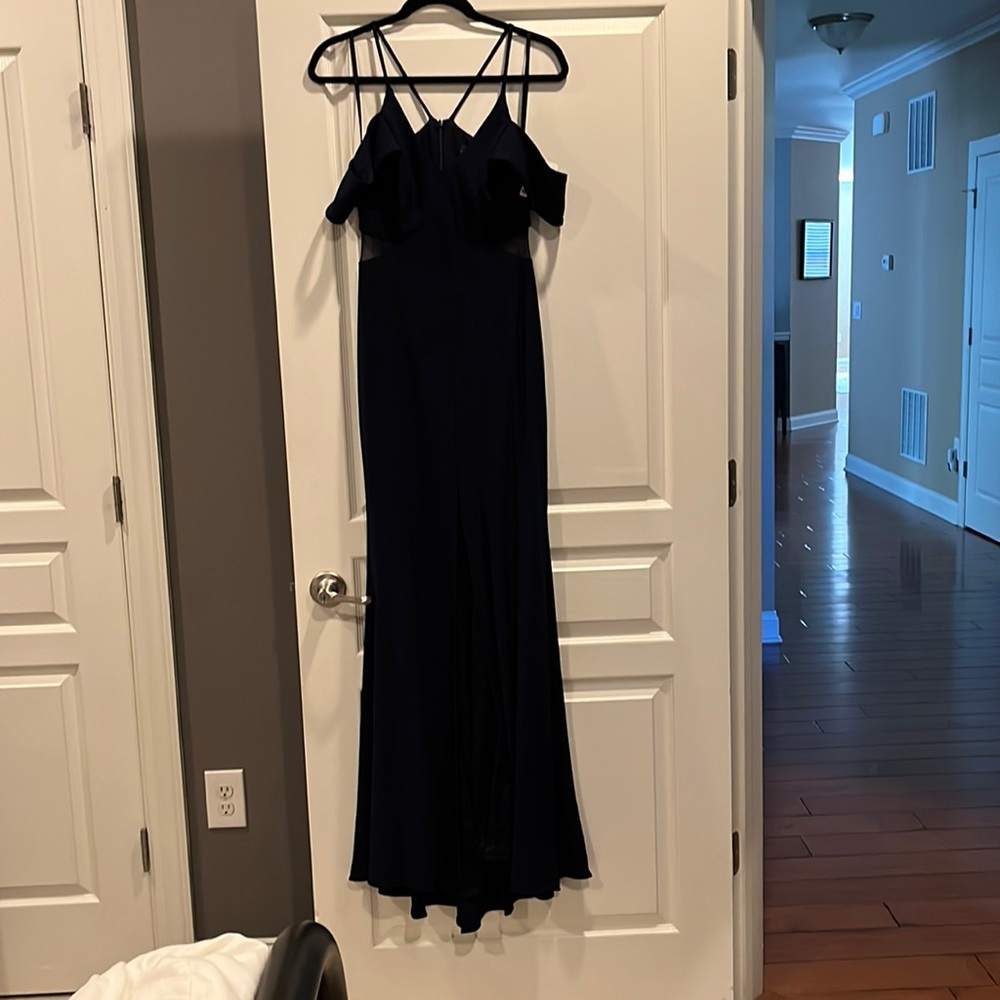 Navy gown